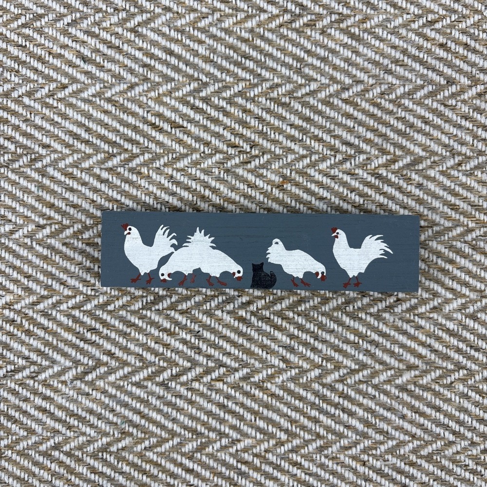The Cat's Meow Farm Animals Chickens Shelf Sitter